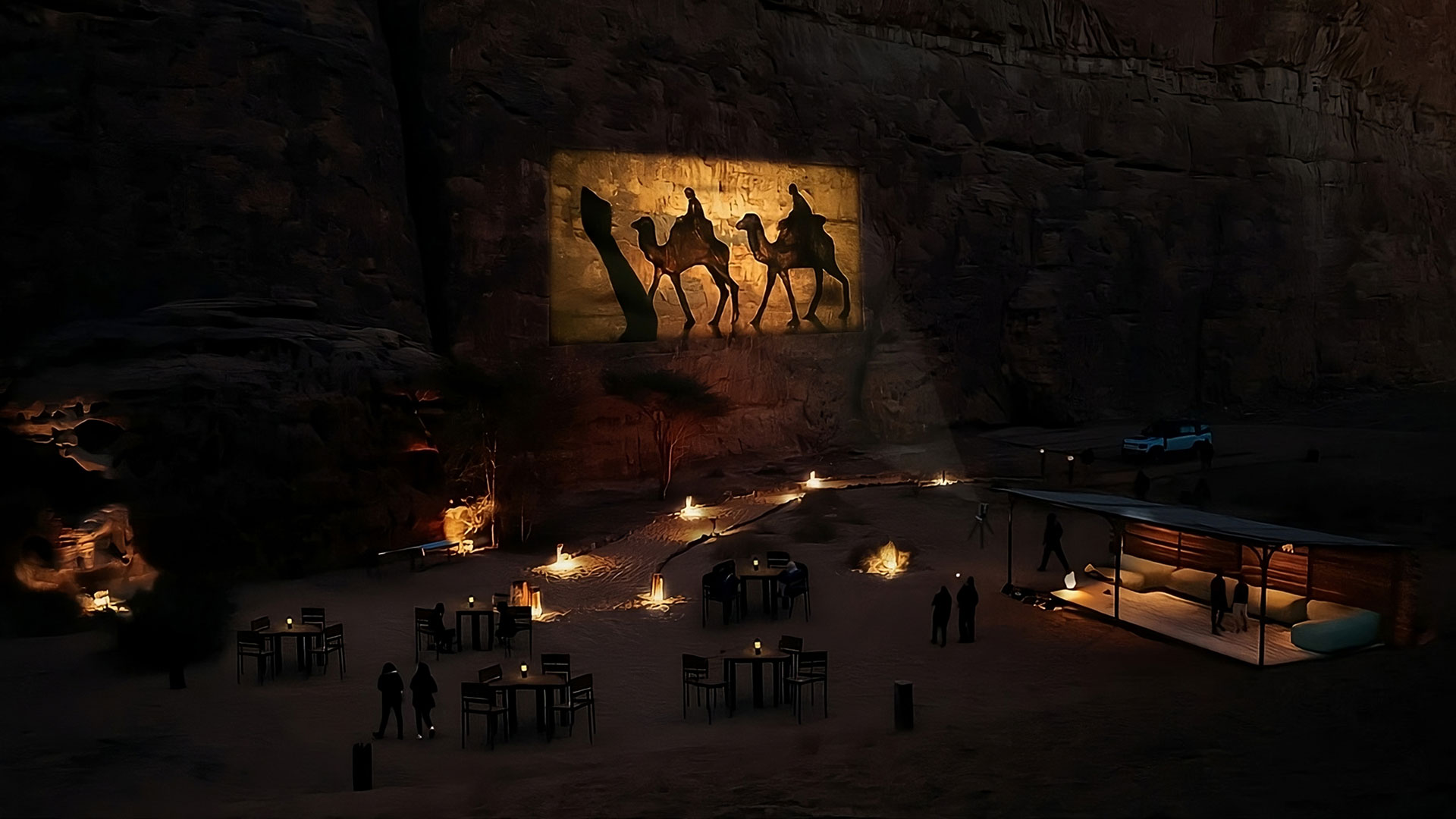 The AlUla Story | Dinner Safari & Projection