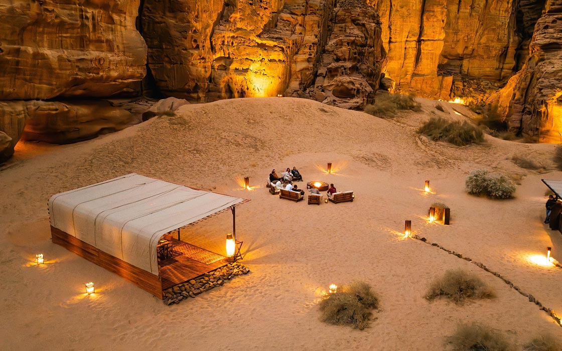 Private camp nestled in the heart of the canyons